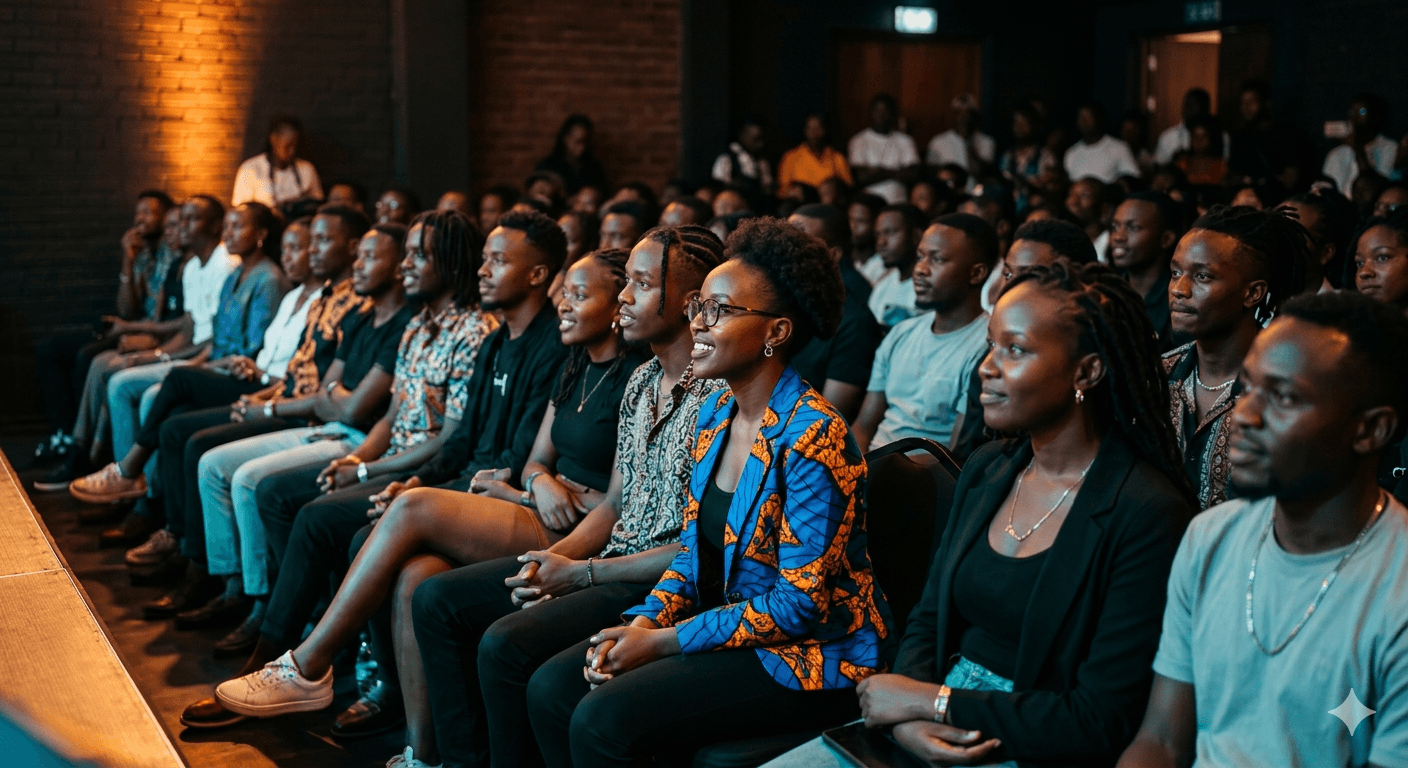 Youth+ Africa event scene