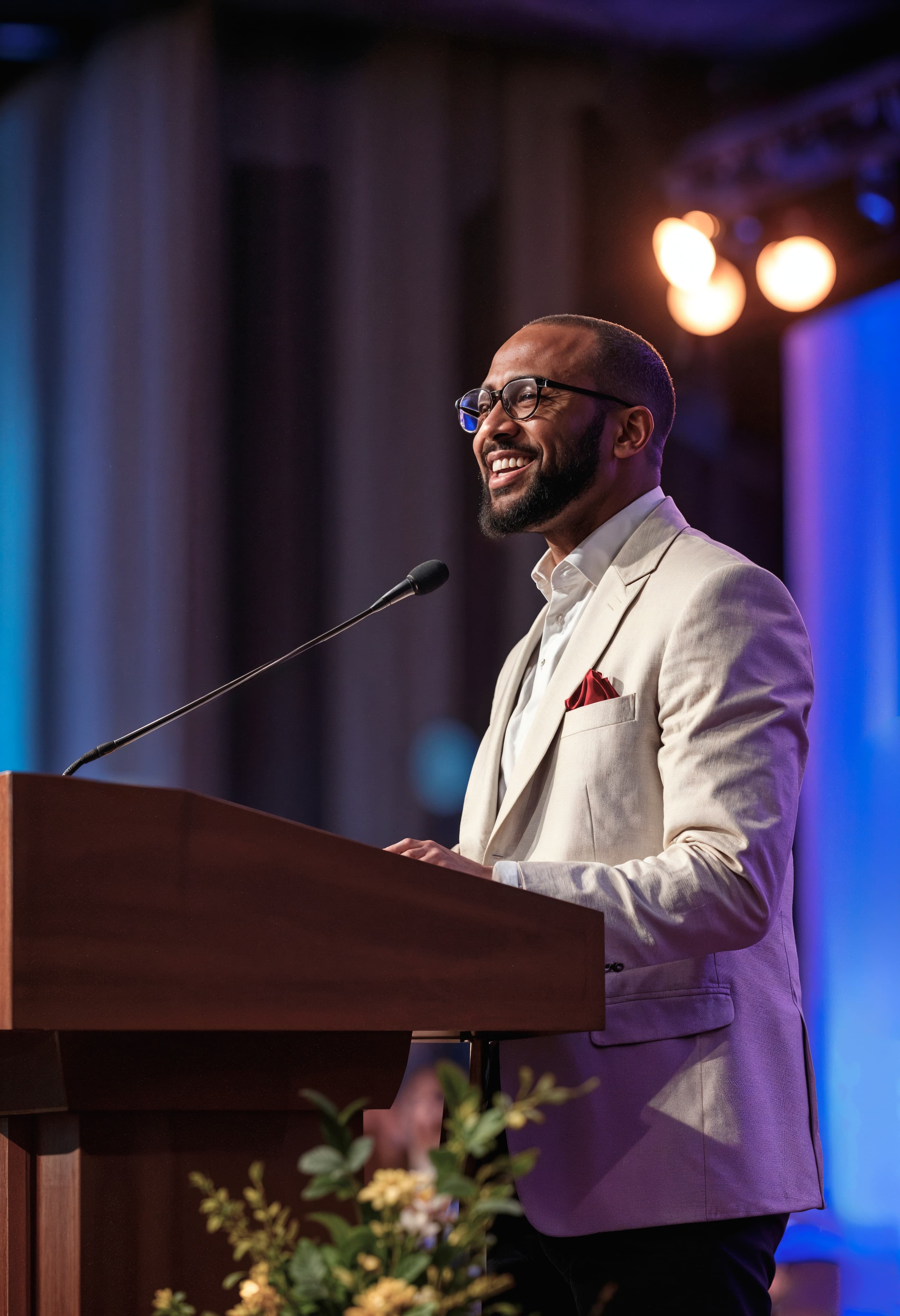 Speaker at a youth conference