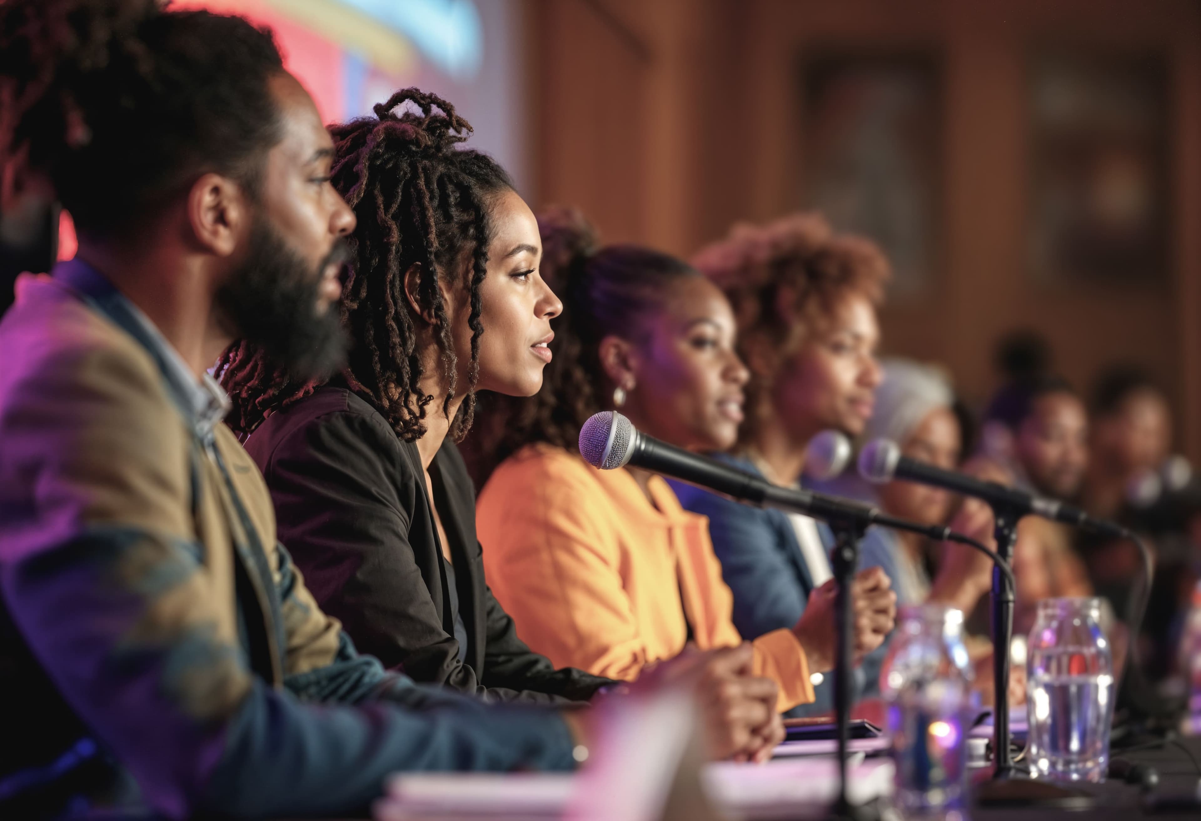 Women panel discussion at Youth Plus Festival